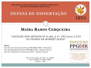 Defesa de Dissertação – Programa de Pós-Graduação em Direito – Mestrado em  Direito